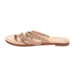 Tory Burch Beige Studded Sandals